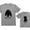 Papa Gray / Baby Gray, variant on Baby & Papa Bear Men's T-Shirt & Infant Shirt Set Father & Son Matching Set Papa White Medium / Baby Gray 6M
