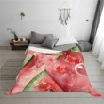 thumbnail image 6 of KLL Refreshing Watermelon Slices Print Fleece Throw Blanket, Horizontal Fleece Bedding Cute Soft Blankets Comfy Fleece Flannel Plush Home Decor for Couch & Bed -80"x60", 6 of 9