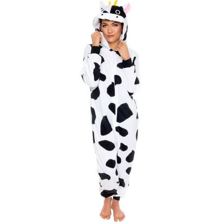 Silver Lilly Adult Slim Fit One Piece Cosplay Cow Animal