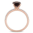 thumbnail image 4 of Everly Women's Garnet 14K Rose Gold Engagement Ring, 4 of 8