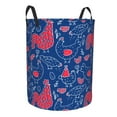 thumbnail image 2 of Haiem Chicken and Rooster Laundry Basket, Laundry Hamper, Collapsible Laundry Baskets, Dirty Clothes Hamper, Waterproof with Handles for College Dorm, Family-Medium, 2 of 8