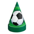 thumbnail image 1 of Unique Party 3D Soccer Hats (Pack Of 8), 1 of 1