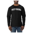 thumbnail image 2 of Wild Bobby State of West Virginia College Style Men Long Sleeve Shirt, 2 of 6