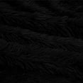 thumbnail image 5 of PiccoCasa Faux Fur Plush Blanket Throw Blanket for Couch, Black Twin(60"x80"), 5 of 7