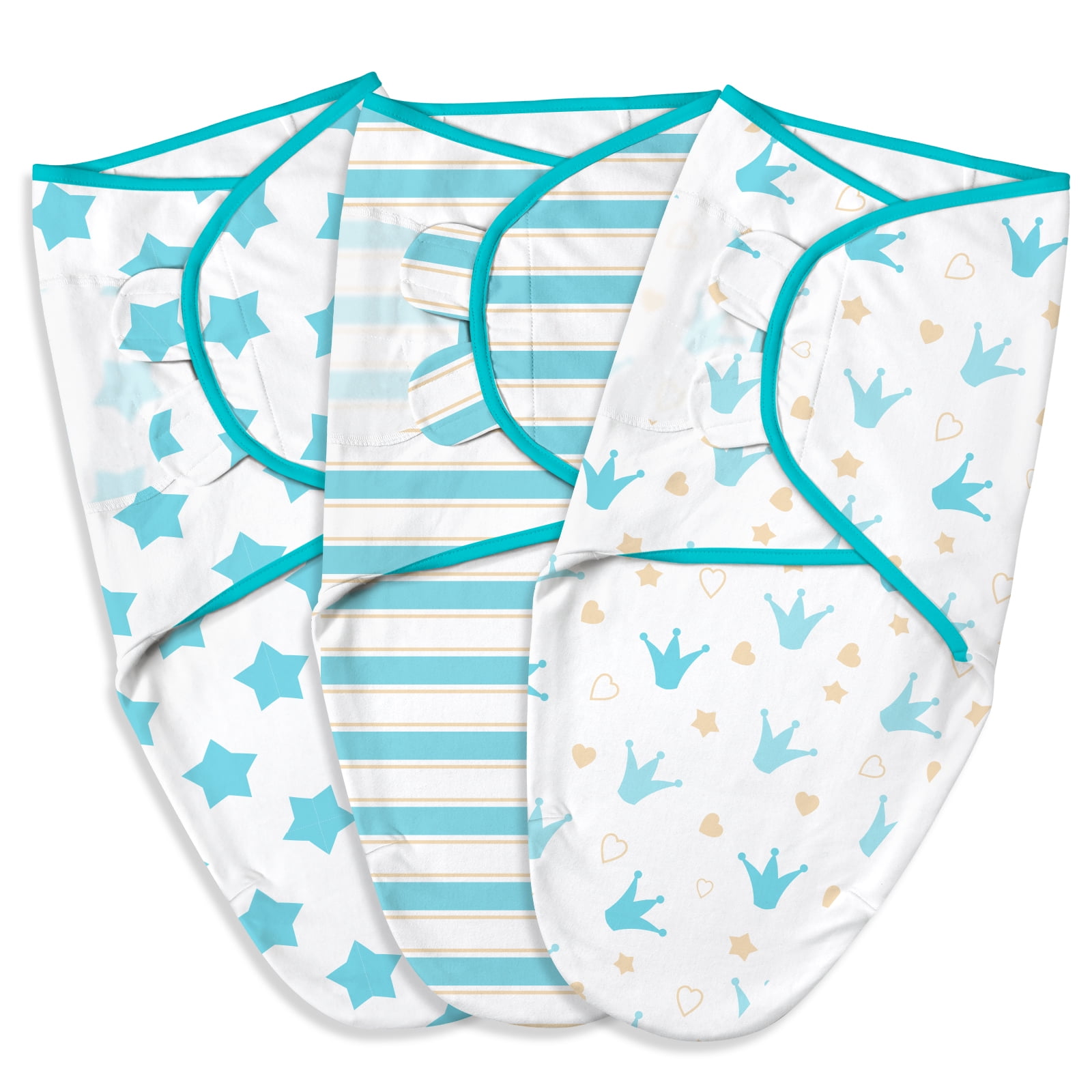 GLLQUEN BABY Swaddle Blankets for Baby Boy Girl, 03 Months Infant