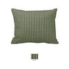 Patch Magic Green Hunter &Tan Check Fabric King Sham 31"X21"