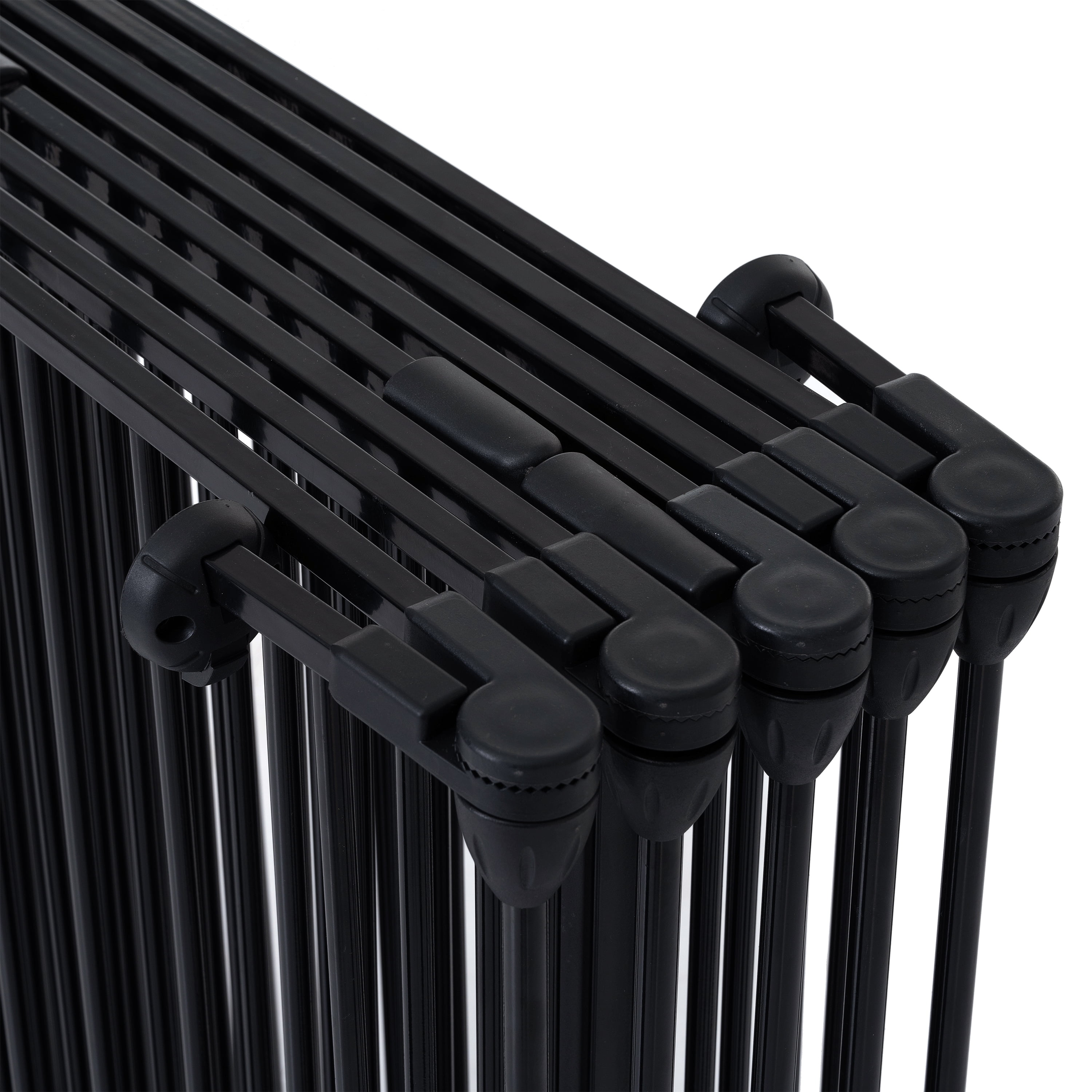 200" Adjustable 8-Panel Metal Pet Gate - Ideal for Doorways, Stairs, Fireplaces, Christmas Trees & Prohibited Areas