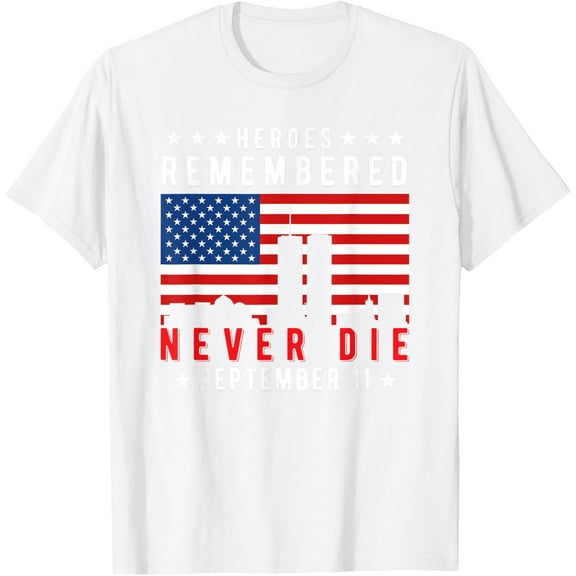 Patriot Day T-ShirtPatriot Day ShowroomMen's and women's pure cotton short-sleeved shirts