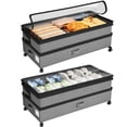 thumbnail image 1 of Kitstorack Kit de almacenamiento bajo la cama de 2 piezas, ajustable con ruedas, 1 of 7