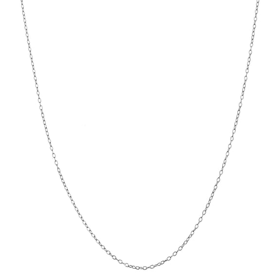 1mm Thin Cable Chain Necklace for Women and Men, 18‑Inch Minimalist Fashion Jewelry