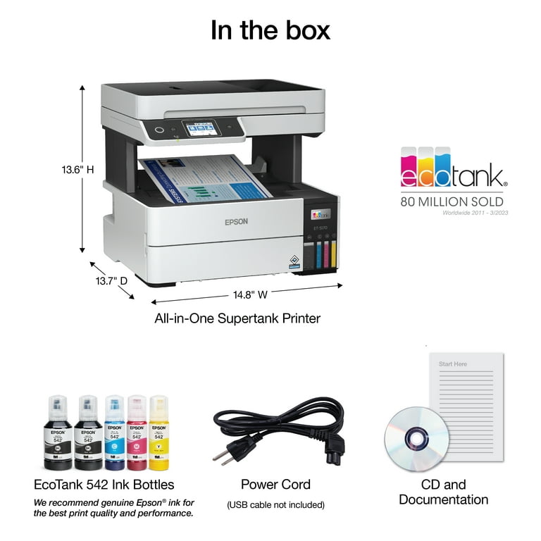 Epson EcoTank Pro ET-5170 Wireless All-in-One Supertank