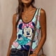 thumbnail image 5 of Camiseta sin mangas de Mickey Mouse, camiseta informal de verano para mujer, camiseta con estampado coreano Harajuku, top suspendido con estampado de Disney Kawaii, 5 of 5