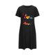 thumbnail image 4 of Camisón corto de talla grande para mujer, camisón de manga corta con estampado de pecho a la moda, camisón para mujer, 4 of 5
