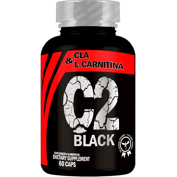 C2 BLACK | L-CARNITINA + CLA | 60 Caps Muscle Goodness Premium | Bodega  Aurrera en lnea