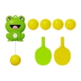 thumbnail image 3 of Juego de entrenamiento de tenis de mesa con forma de rana colgante, juguete interactivo, dispositivo de autoentrenamiento, equipo de entrenamiento de 5 bolas, 3 of 8