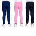 thumbnail image 2 of Pekkle Girl's Leggings, Leggings 3 Pack (Pink, 5), 2 of 2