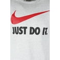 thumbnail image 2 of Nike Men's Short Sleeve Just Do It Swoosh Graphic Active T-Shirt Grey Red L, 2 of 3