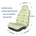 thumbnail image 3 of Fuzoiu Cartoon Duck Print Elastic Car Seat Covers, Seat Cover Protector,Universal Fit Interior Covers for Most Cars,Washable Seat Cover Non Slip for SUV,Sedan,Van, 3 of 5