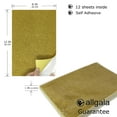 thumbnail image 2 of Allgala 12 Pack Self-Adhesive Glitter EVA Foam Paper 8 x 12inch Sheets-Gold-CF85201, 2 of 2
