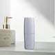 thumbnail image 4 of Travel Toiletries Container Set | 4-in-1 Travel Shampoo Pump & Lotion Bottles | Toothbrush Holder | Leak Proof | Airline Approved 80ml Bottles | Plastic | Pink Green Blue | 6.8x6.8x20cm, 4 of 8