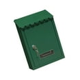 thumbnail image 2 of maskred Rust-proof Mailbox 22x6.5x30cm Wall Mounted Mail Secure Box Case Green, 2 of 6
