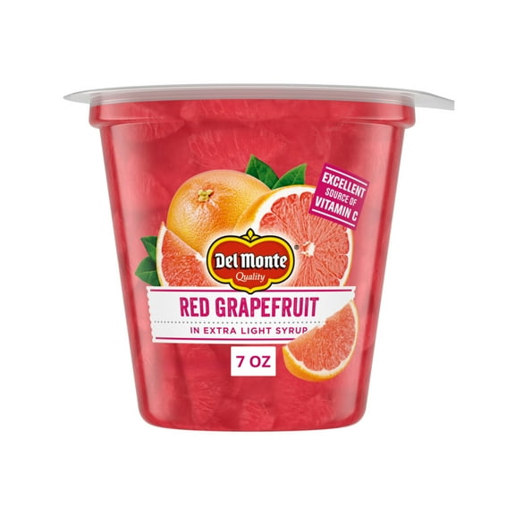 Del Monte Red Grapefruit Fruit Cup Snacks, 7 oz