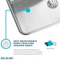 thumbnail image 6 of Elkay LRAD3722655 Lustertone ADA Double Bowl Sink, 6 of 7