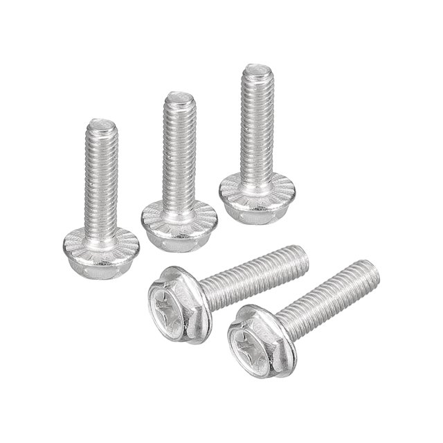 Pernos de cabeza hexagonal Phillips Unique Bargains 30uds 304 Inoxidable
