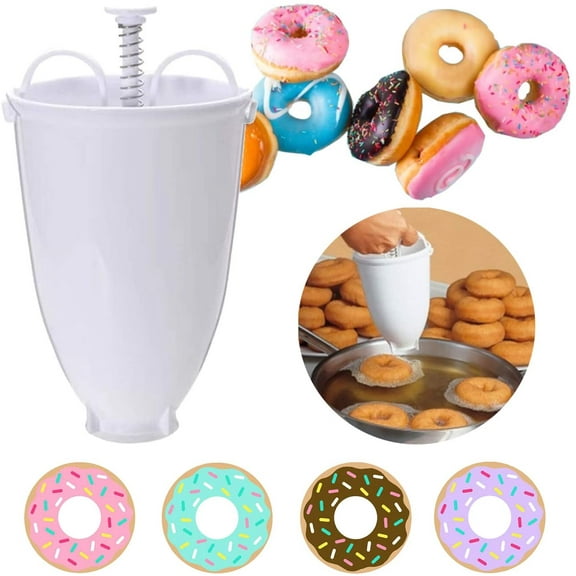Destyer Manual Donut Maker, Doughnut Batter Dispenser, White