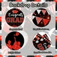 thumbnail image 7 of Congnats Grad Theme Party Decorations, Red and Black Graduation Party Decorations 2024 with Red Black Balloon Arch Garland kit, Graduation theme backdrop for Graduation Decor Birthday Anniversary, 7 of 7