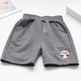 thumbnail image 2 of Edvintorg 2-10 Years Girls Shorts with Pocket Summer Girls Athletic Shorts Fashion Printed Elastic Waist Casual Cotton Shorts Kids Clothes Girls, 2 of 3