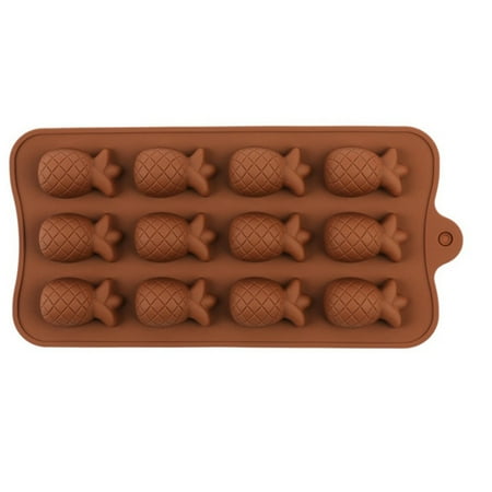 

Dianopex Silicone Chocolate 15 Fruit Pineapple Cake Ice Tray DIY Baking Silicone Molds Funny Pineapple For Ice Cube Trays Chocolate Candy Crayon Cooking Utensils Set