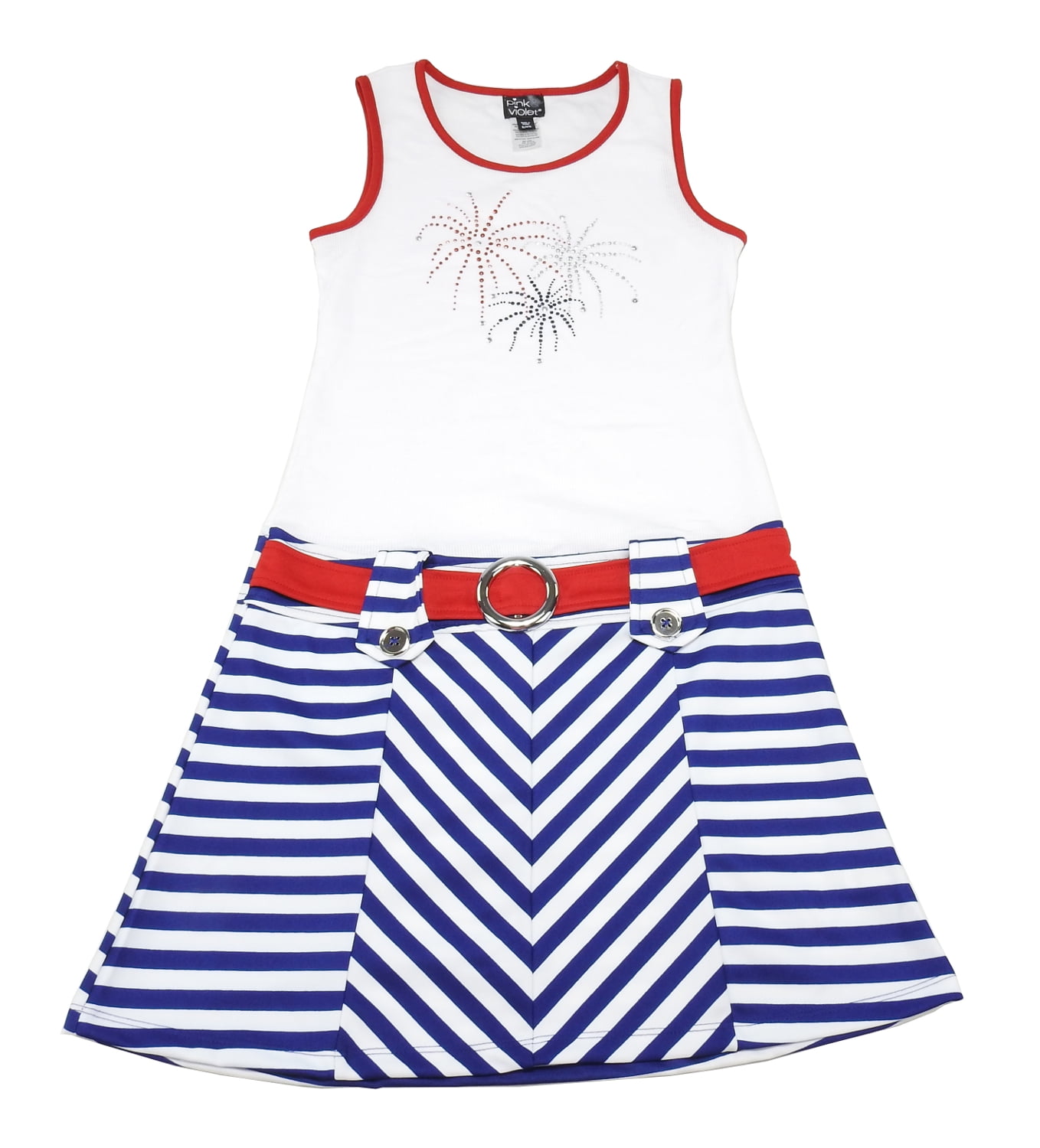 red white and blue dress walmart