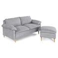 thumbnail image 3 of Sofá Cama Makora Remmy Gris Claro Velvet Memory Foam con Respaldo Reclinable, 3 of 8