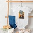 thumbnail image 4 of Van Gogh Self Portrait Irises Mashup Romper Boys or Girls Infant Baby Brisco Brands NB, 4 of 6