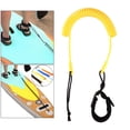 thumbnail image 4 of Correa de Tablero de Surf, 10FT TPU Enroldo de piezaza, Tablero de Y Correas de de Surf, Cuerda de Pierna de Correa de Tobillo Acolch Amarillo DYNWAVEMX Correa de tobillo de surf, 4 of 8