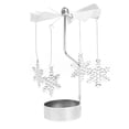 thumbnail image 1 of Fall Decor Indoor Hot Spinning Rotary Metal Carousel Tea Light Candle Holder Stand Light Xmas Gift, 1 of 2