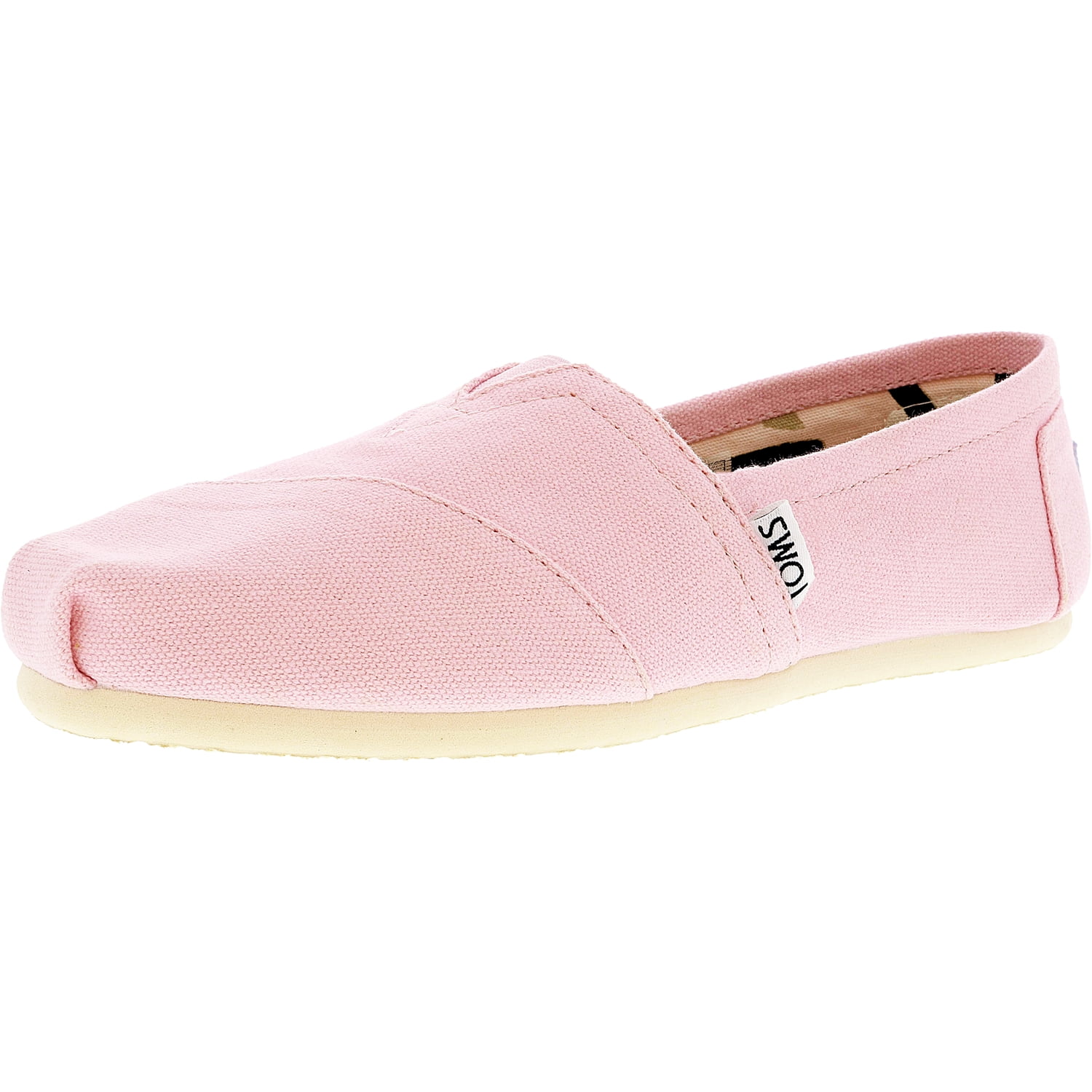 Toms Women's Classic Canvas Pink Icing Ankle-High Flat Shoe - 9M ...