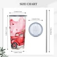 thumbnail image 2 of Love and Valentine''s Day 20 oz Tumbler with Lids and Straws Stainless Steel Vacuum Coffee Mug for Car Home Office Outdoor Travel, 2 of 7