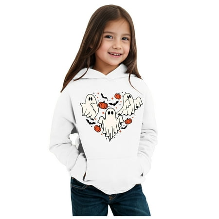 

Xboschi Kids Clothes Girls Boys Child Toddler Boys Girls Long Sleeve Letter Prints Warm Hoodie Pullover Tops Kids Sweat