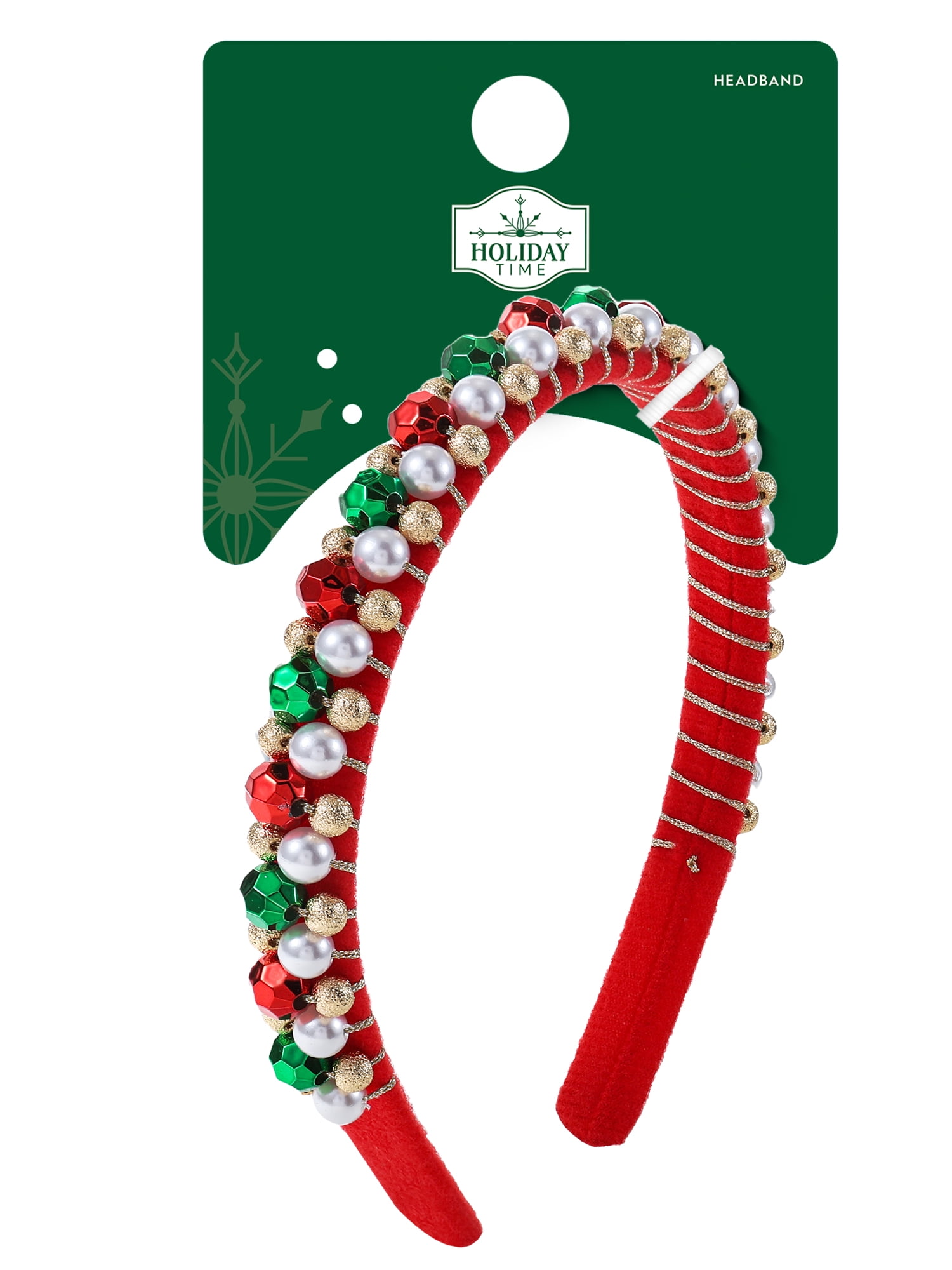 Holiday Time Christmas Bell Headband, 1 Piece