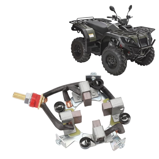 Kit De Reparación De Soporte De Escobillas De Carbón, Construcción Sólida Que Mejora La Velocidad De Rotación, Kit De Escobillas De Carbón Para Motor Para ATV 4X4 De