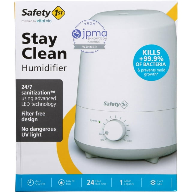 Humidificador Safety 1st Stay Clean Tecnología Led blanco