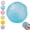Blue, variant on Sugar Ball Squishies,Cute Soft Sugar Ball Dough,Slow Rise Stress Relief Squeezes for Desk Stress Reliever, Party Favors Gifts,Easter Basket Stuffers