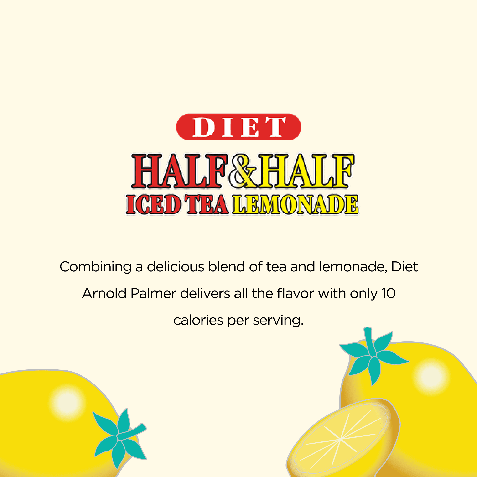 AriZona Arnold Palmer Zero Half & Half Iced Tea Lemonade, 128.0 FL OZ