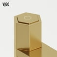 thumbnail image 5 of VIGO Nova Single Handle Single-Hole Bathroom Vessel Faucet in Matte Brushed Gold, 5 of 12