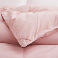 thumbnail image 2 of Peace Nest All-Season Medium Warmth White Goose Down Comforter with Premium Fabric Pink Twin, 2 of 5