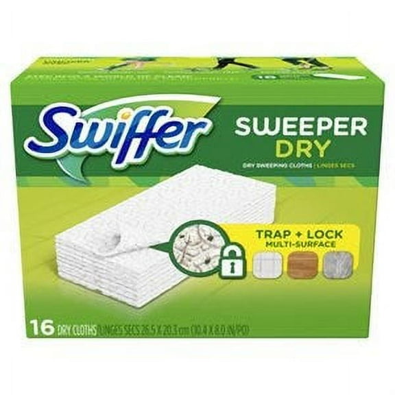 Swiffer Disposable Dry Cloth Refills, 16-Ct. 1 Pack