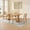 Beige, variant on Rattan Dining Chairs Set of 2, Mid Century Modern Farmhouse Side Chairs, Solid Hardwood Frame Cane Back Kitchen Chairs with S-Spring Sponge Linen Cushion