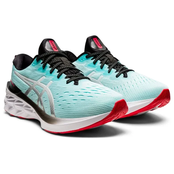 New ASICS Novablast 2 Men's Clear Blue White Running Shoes Size 14